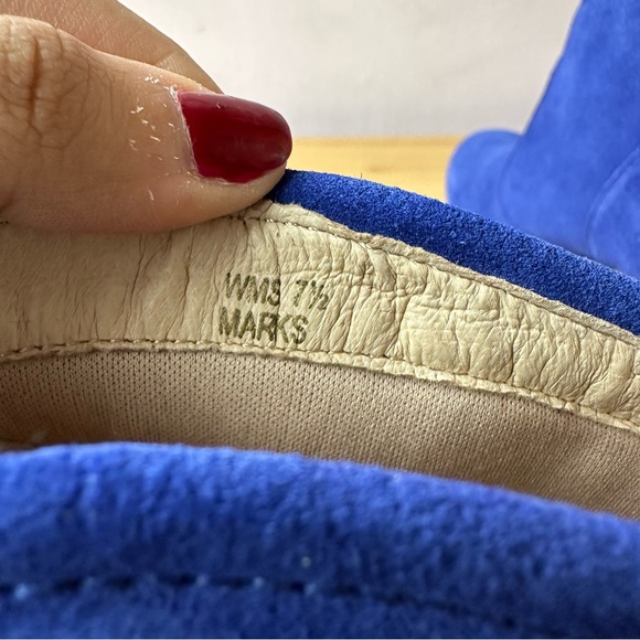 Brand New Blue Report Suede Boots Booties - Picture 15 of 16